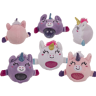 Balle squeeze en peluche, Licorne,