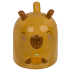 Becher, Capybara, verkehrt herum, 12 x 14 cm,