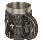 Beer mug, Knight, with stainless steel insert,