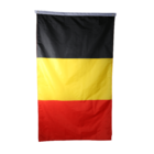 Belgienflagge mit Metallösen, ca. 60 x 90 cm,