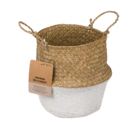 Belly basket made of seagrass,