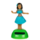 Bewegliche Figur, Hula Girl, mit Solarzelle,