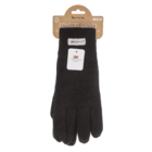 Black colored mens gloves with 3M inner lining,