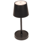 Black colored table lamp with LED,