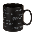 Black stoneware mug, Mathematic,