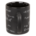 Black stoneware mug, Mathematic,