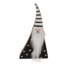 Black/White wooden christmas gnome,