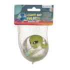 Blinkender Springball, Alien, 6,5 cm,