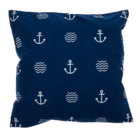 Blue colored decoration cushion, Modern Maritime,