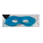 Blue eye mask with gel, ca. 24 cm,