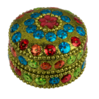 Boîte bijoux coloré avec désign oriental,