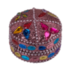 Boîte bijoux coloré avec désign oriental,