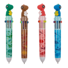 Bolígrafo con 10 cartuchos de colores,