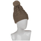 Bonnet confortable avec pompon en plastique,