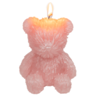 Bougie, ours en peluche,