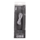 Bougie LED gris flexible en silicone, avec effet