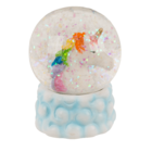 Boule glitter, licorne