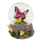 Boule glitter, papillon