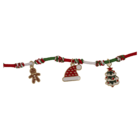 Bracelet textile, X-Mas Charms