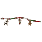 Bracelet textile, X-Mas Charms