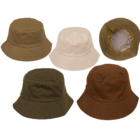 Bucket hat, Natural, 4 colors assorted,