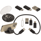 Cable travel set, adapter: USB C to USB, Lightning