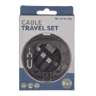 Cable travel set, adapter: USB C to USB, Lightning