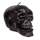 Candle, skull, ca. 12 x 7,5 x 8,5 cm,
