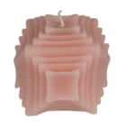 Candle, structure, ca. 8 x 7,5 cm,