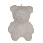 Candle, teddy bear, ca. 8 x 7 x 10,5 cm,