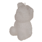 Candle, teddy bear, ca. 8 x 7 x 10,5 cm,