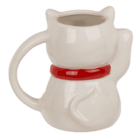 Ceramic mug, Lucky Cat, material: dolomite,