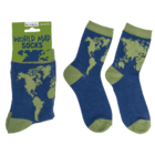 Chaussettes, carte du monde