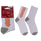 Chaussettes, pénis brun