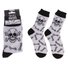 Chaussettes, tête de mort