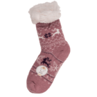 Chaussettes confortables, Renne et fleur de glace,