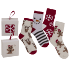 Chaussettes confortables, X-MAS, taille unique