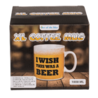 Coffee Mug, I wish this was a beer,
