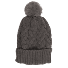 Comfort cap with artificial fur, Cable Stitch,