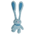 Conejo de peluche con orejas desplegables, 28 cm