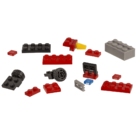 Construction blocks, Fire Engines, 9 cm,