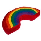 Coussin en peluche en forme de U, couleurs,