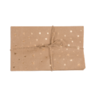 Craft paper bag, stars,