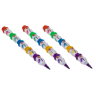 Crayon multicolore, set de 5, 13 cm,