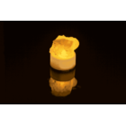 Cristal de sal con luz de té LED, 4 x 2 cm