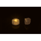 Cristal de sal con luz de té LED, 4 x 2 cm