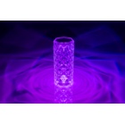 Crystal Lamp, ca. 21 x 9 cm, with colour changing