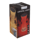 Crystal light, with colour-changing LED,