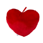 Cuore in peluche rosso, I love you,