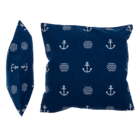 Cuscino decorativo blu, Modern Maritime,